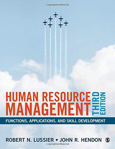 Human Resource Management: Functions, Applications, and Skill Development 3rd Edition