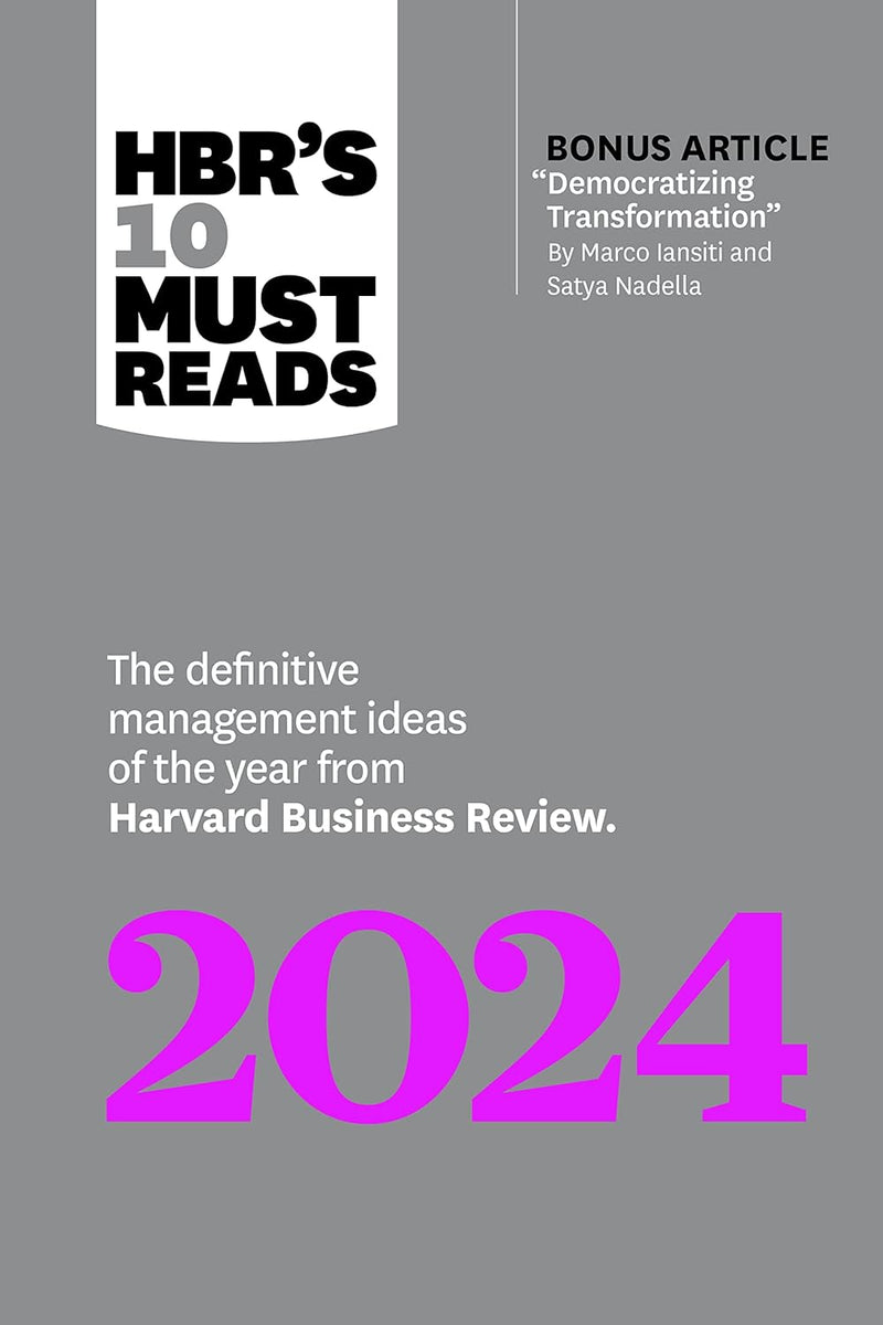 Stay Ahead in 2024 with HBR's Must-Read Collections! 3 books
